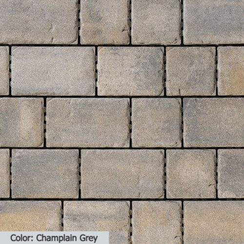 Thumbnail: Color swatch of Techo Bloc Permeable Interlocking Pavers called Pure in the color Champlain Grey