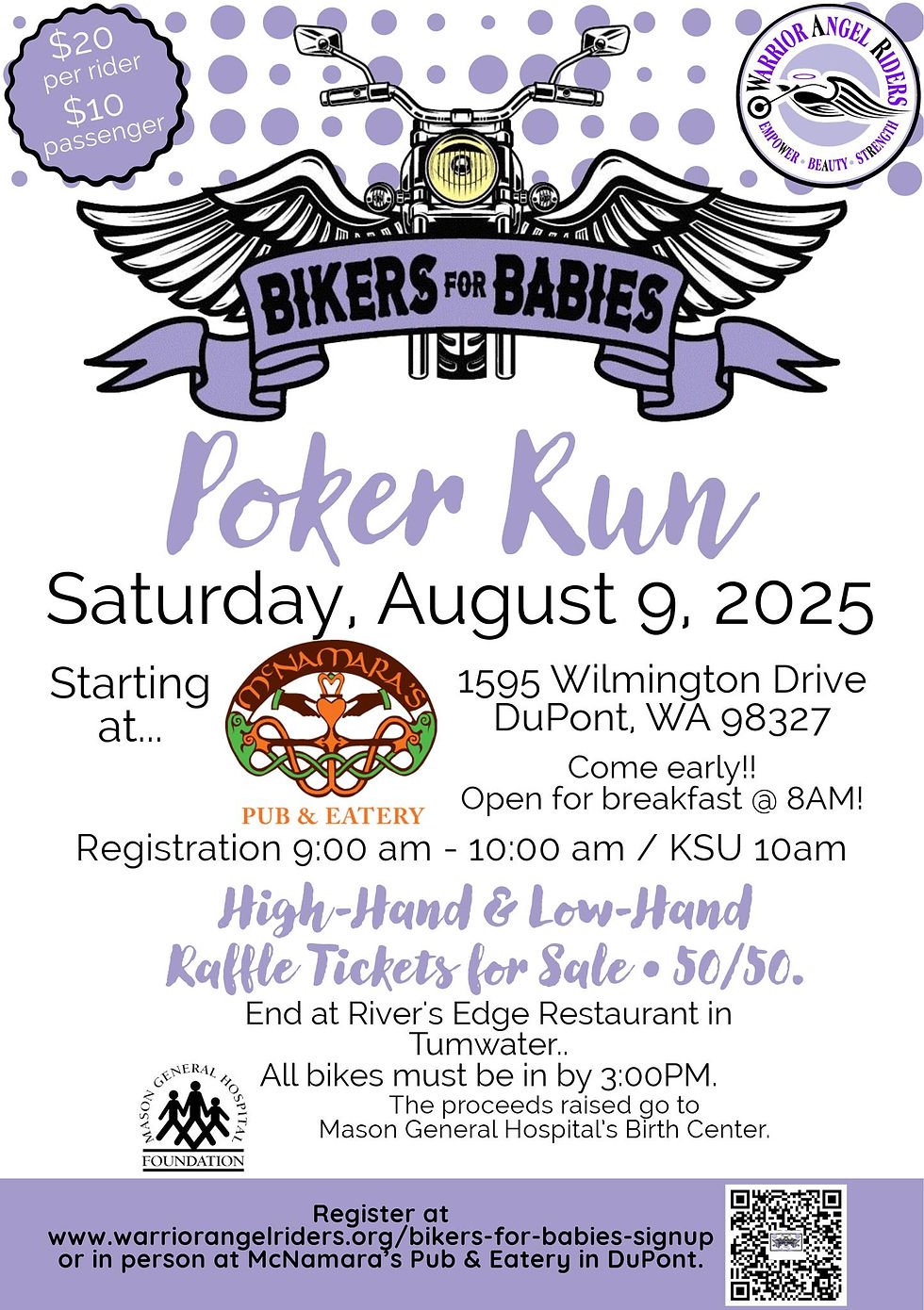8-9 Bikers For Babies