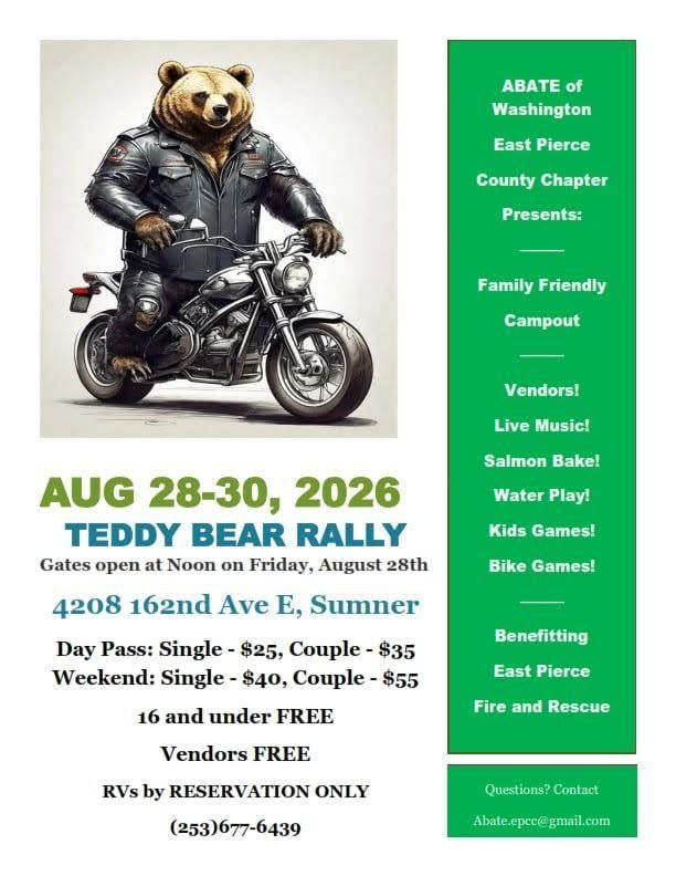 8-28 Teddy Bear Rally