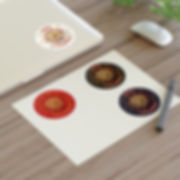 Hard Targets Sticker Sheet - 4 Unique Designs on 11" x 8.5" Sheet