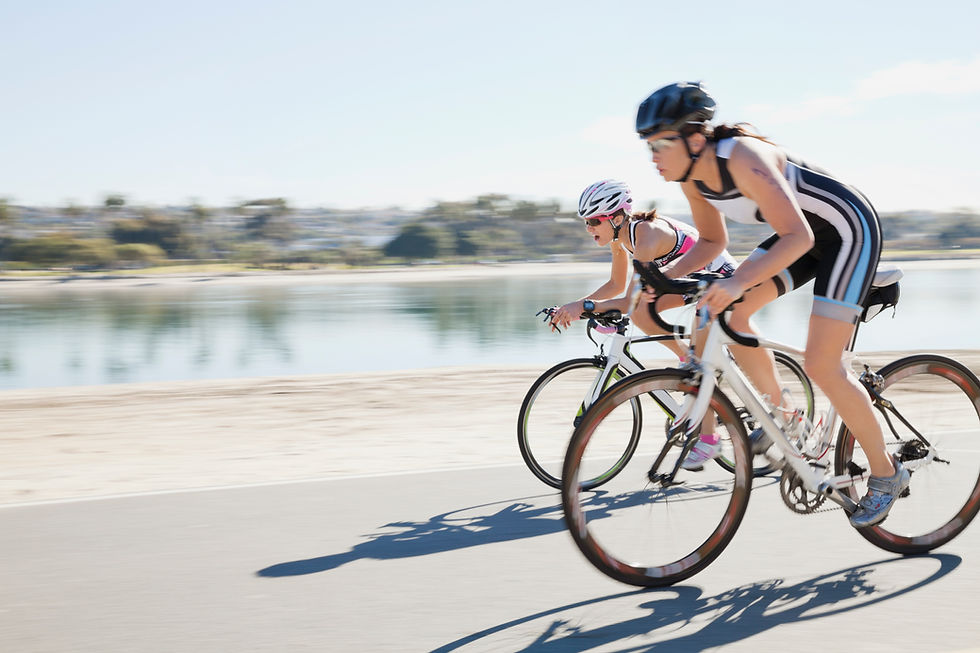 Radfahren am See