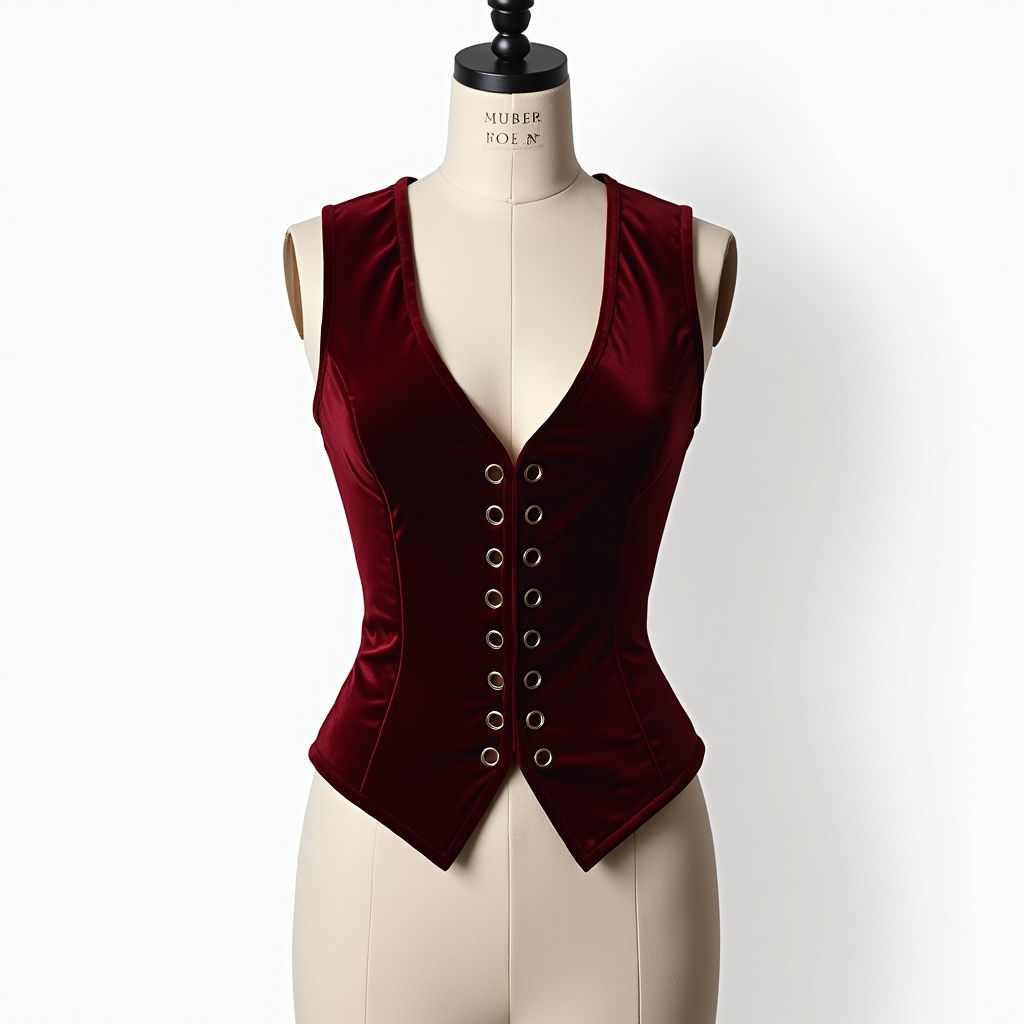 Velvet Bodice Vest