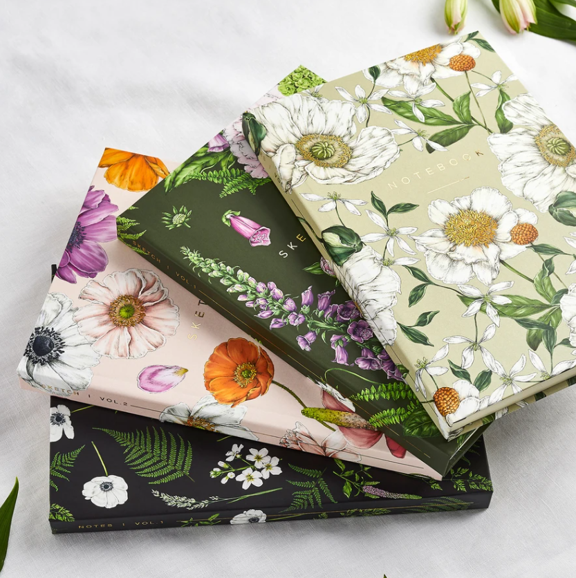 Thumbnail: Catherine Lewis - Hardback A5 Sketchbook - Summer Garden
