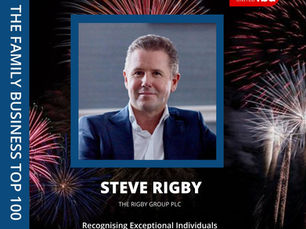 Family Business Top 100 Recognition For Steve Rigby