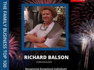 Family Business Top 100 Recognition For Richard Balson