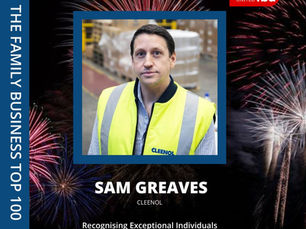 Family Business Top 100 Recognition For Sam Greaves