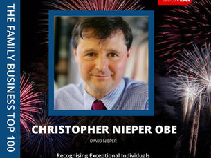 Family Business Top 100 Recognition For Christopher Nieper