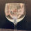 Thumbnail: Pair of Engraved Gin Copa Glass