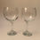 Thumbnail: Pair of Engraved Gin Copa Glass
