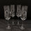 Thumbnail: Initial Engraved Champagne Flute