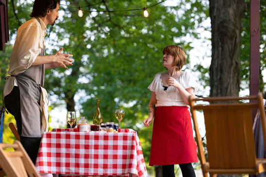 Kelsey Harrison, director, musical, Silk Moth Stage, outdoor theatre