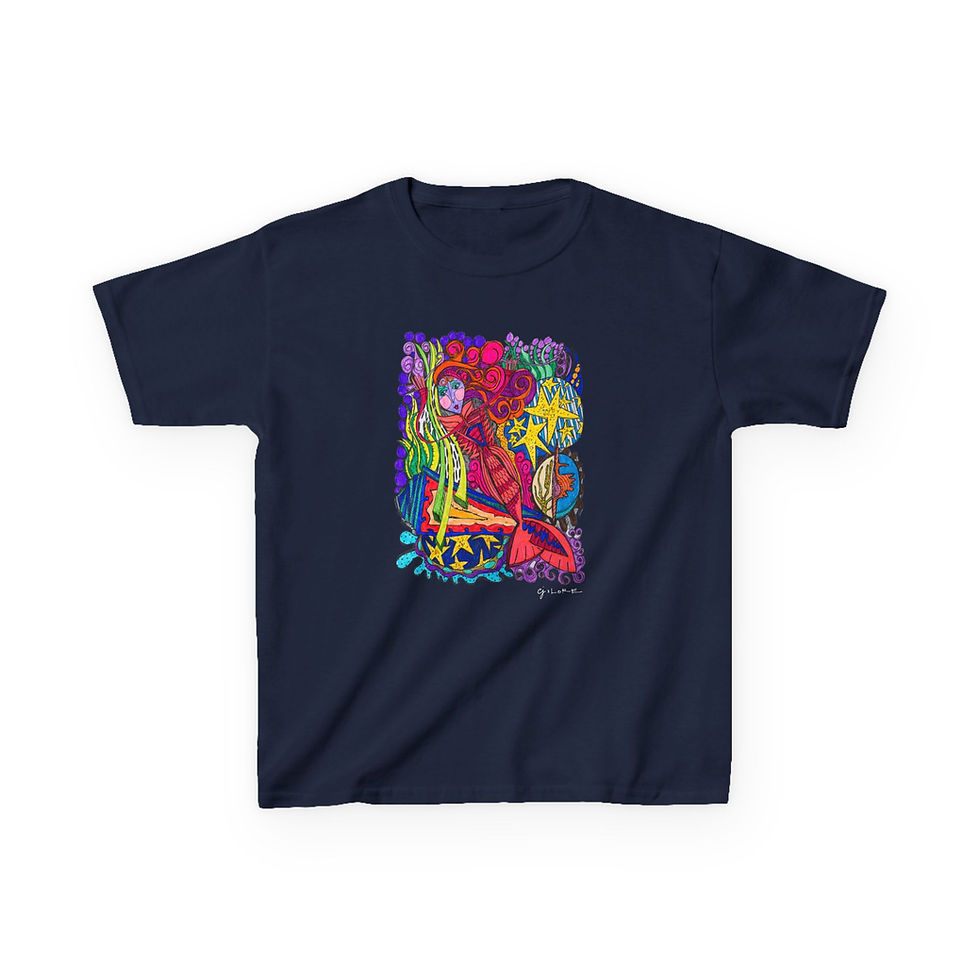Thumbnail: The Red Mermaid Kids Tee