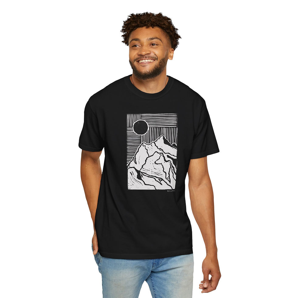 Thumbnail: Mount Shuksan Sun Vintage Garment-Dyed Unisex Tee