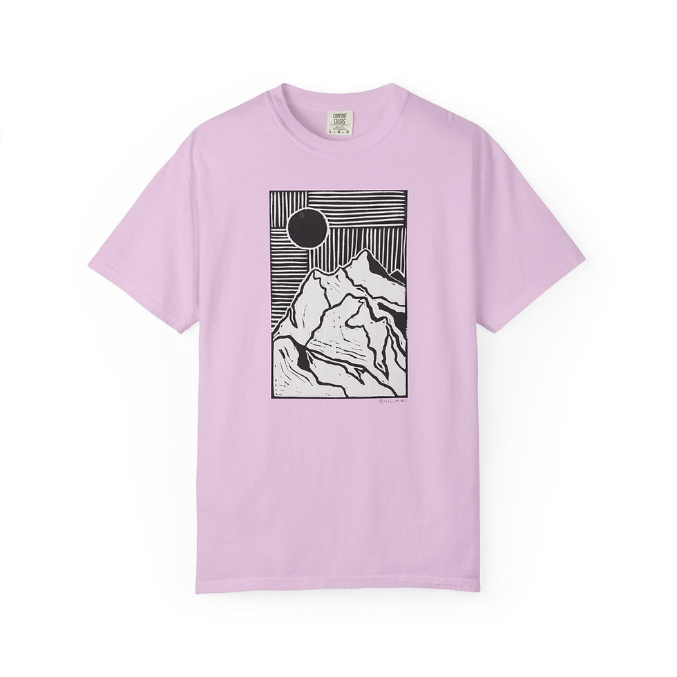Thumbnail: Mount Shuksan Sun Vintage Garment-Dyed Unisex Tee