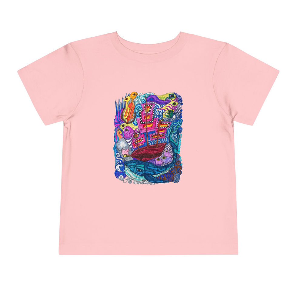 Thumbnail: The Pirate Ship and the Whale Toddler Tee