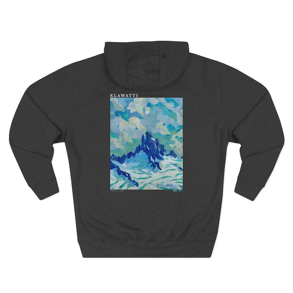 Thumbnail: Klawatti Peak Hoodie (Back Print)
