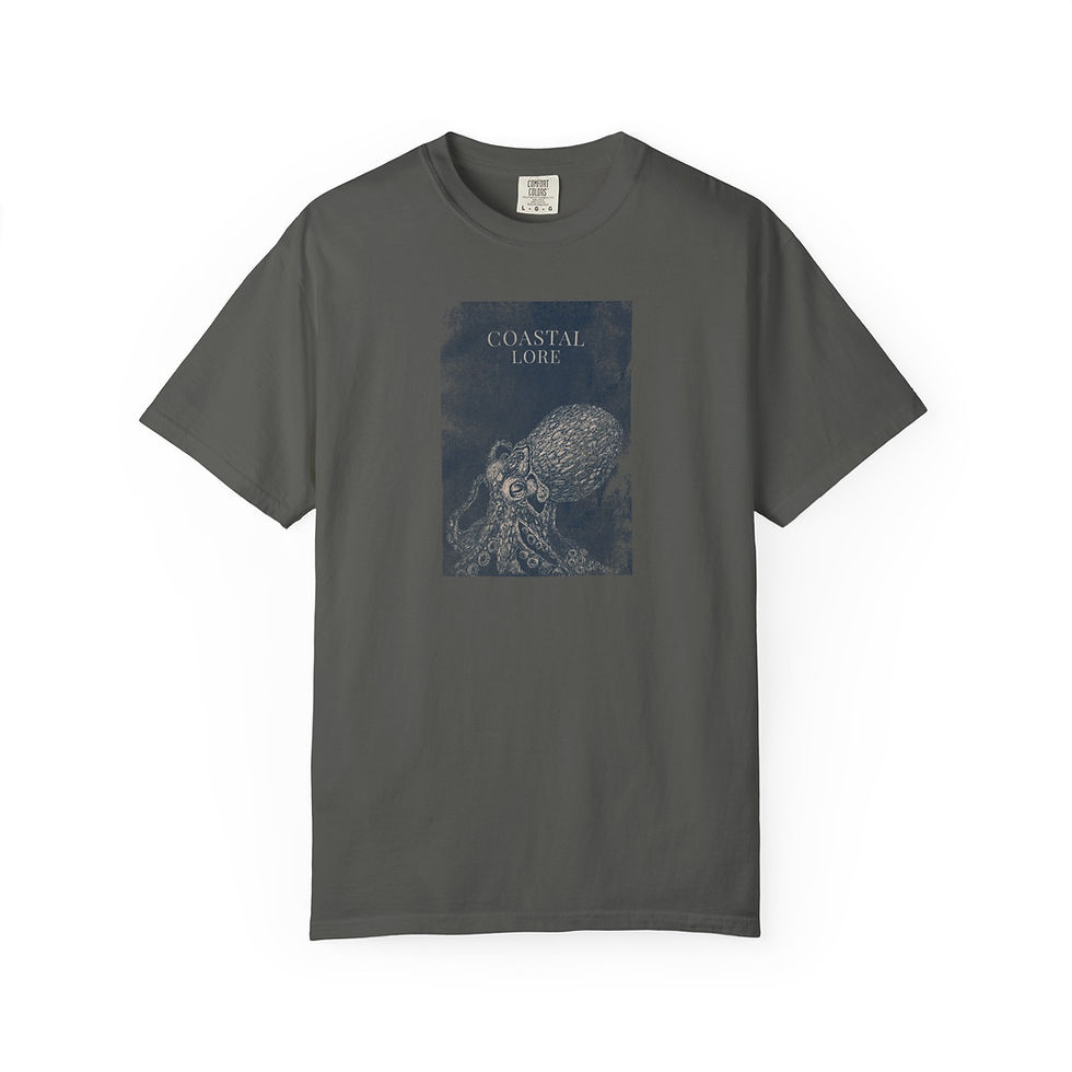 Thumbnail: The Great Pacific Octopus Vintage Garment-Dyed Unisex Tee