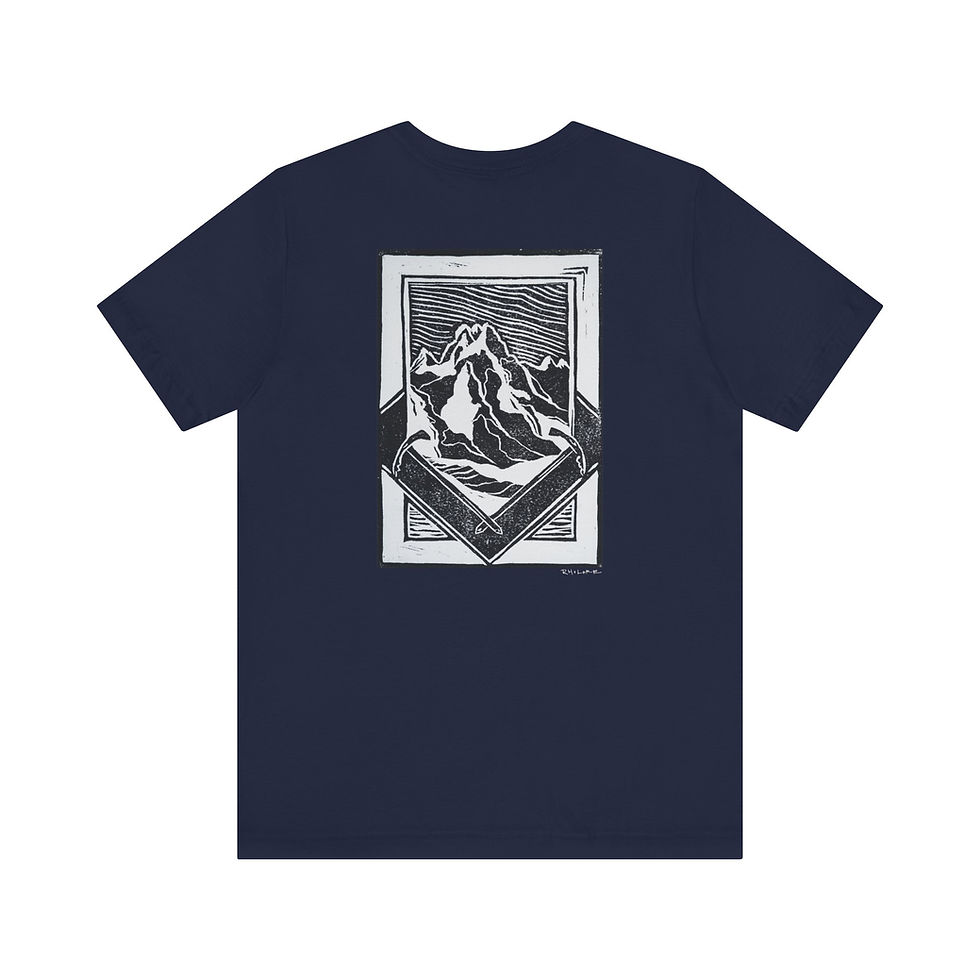 Thumbnail: The Ascent of Dome Peak Unisex Tee (Back Print)