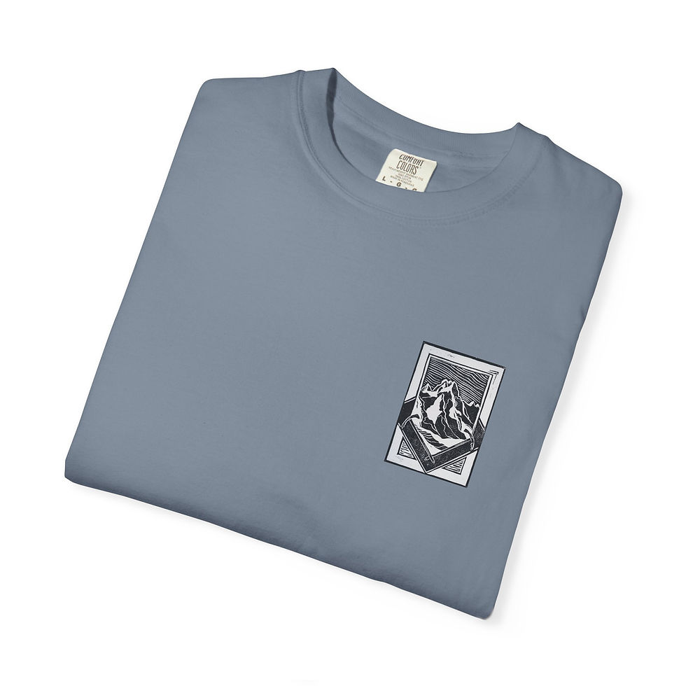 Thumbnail: The Ascent of Dome Peak Garment-Dyed Vintage Unisex Tee (Chest Badge)