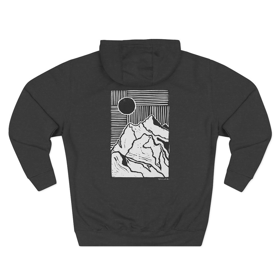 Thumbnail: Mount Shuksan Sun x Coastal Lore Hoodie (Front Logo/Back Print)