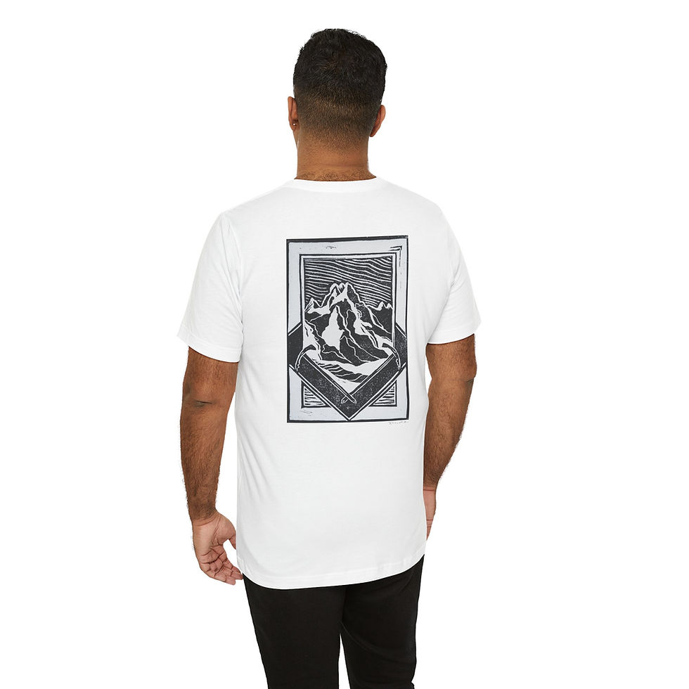 Thumbnail: The Ascent of Dome Peak Unisex Tee (Back Print)