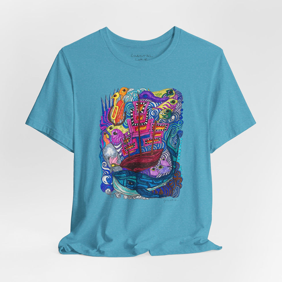 Thumbnail: The Pirate Ship and the Whale Unisex Tee