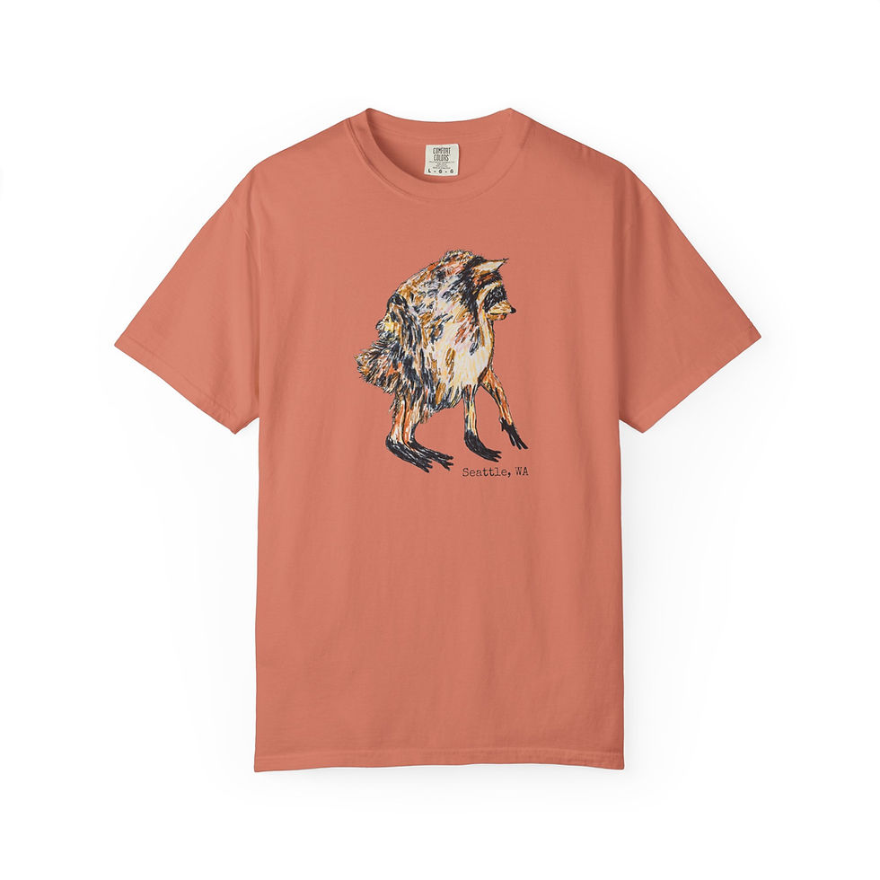 Thumbnail: Seattle's Jimothy Vintage Garment-Dyed Unisex Tee