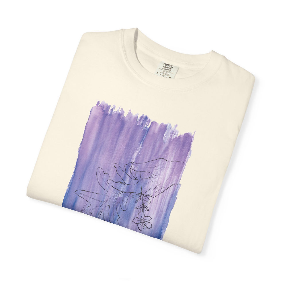 Thumbnail: Let Go Garment-Dyed Unisex Tee