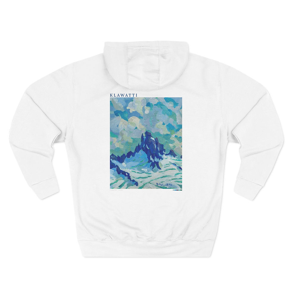 Thumbnail: Klawatti Peak Hoodie (Back Print)