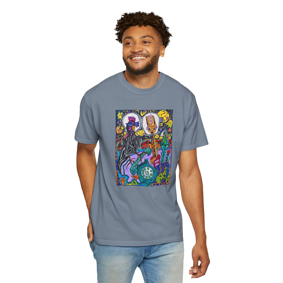 Thumbnail: Calling Space Vintage Garment-Dyed Tee