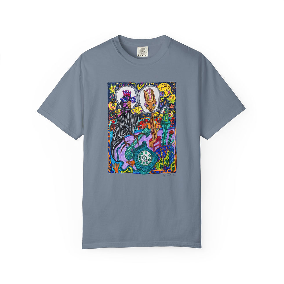 Thumbnail: Calling Space Vintage Garment-Dyed Tee