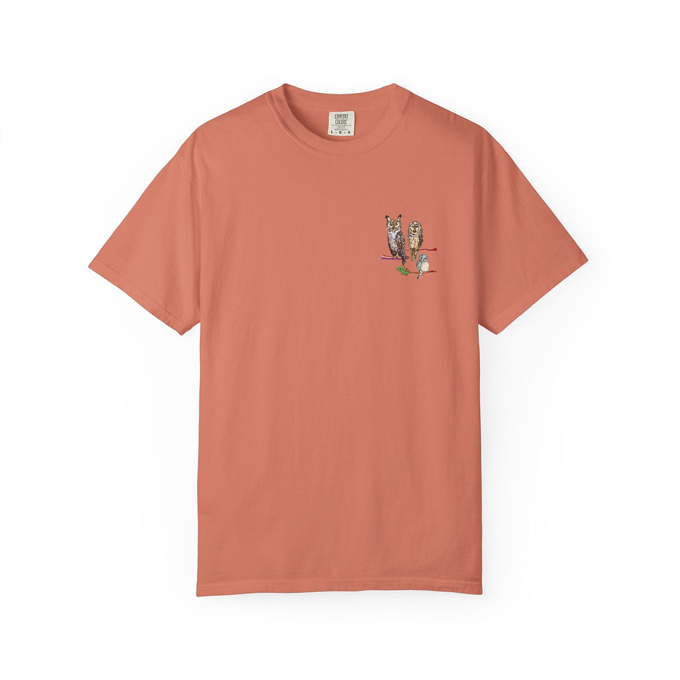Thumbnail: The Owl Family Garment-Dyed Vintage Unisex Tee