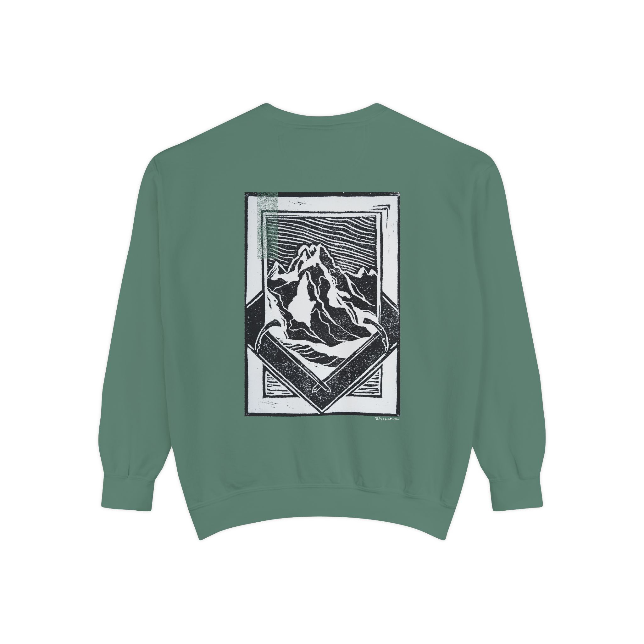 Ascent of Dome Peak Vintage Unisex Crewneck Sweatshirt (Front Logo/Back Print)