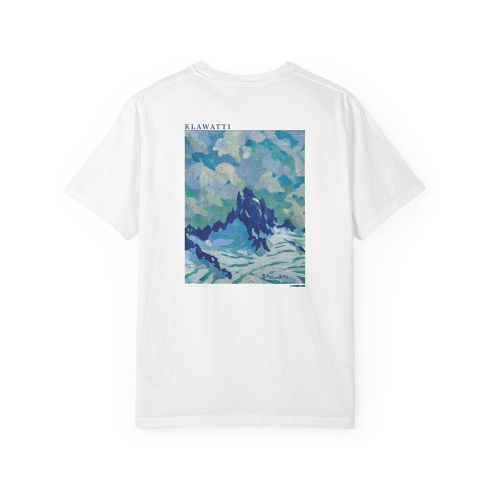 Thumbnail: Klawatti Peak (Back Print) Vintage Garment-Dyed Unisex Tee