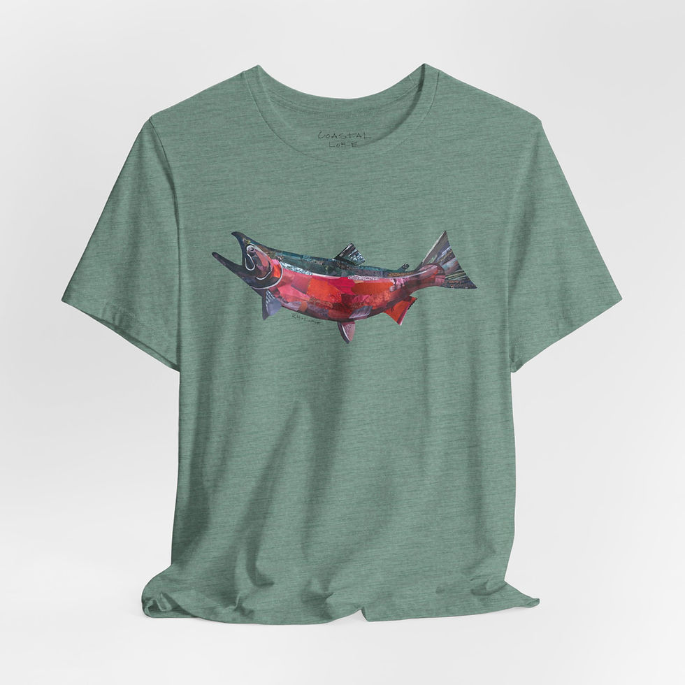 Thumbnail: Spawning Coho Unisex Tee