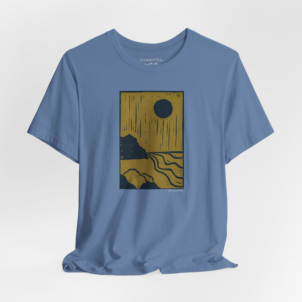Thumbnail: Sunset at the Sea Stacks Unisex Tee