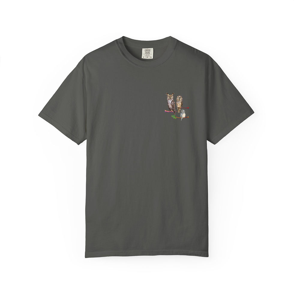 Thumbnail: The Owl Family Garment-Dyed Vintage Unisex Tee