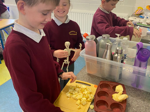 Baking fun in 3rd class