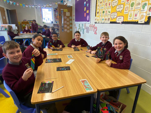 We love art in 3rd class!