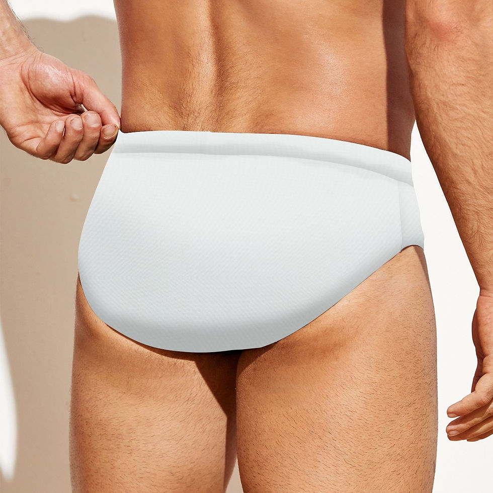 Thumbnail: All-over print Men'S Drawstring Swim Briefs