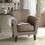 Thumbnail: HOME MODERN LEATHER ACCENT CHAIR