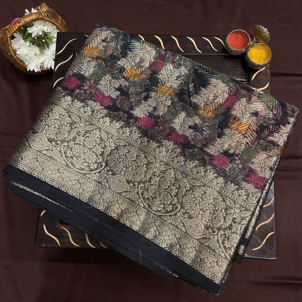 Fancy Banarasi Saree With Rich Pallu And Traditional Border / Fancy saree / Banarasi fancy / Traditional sarees