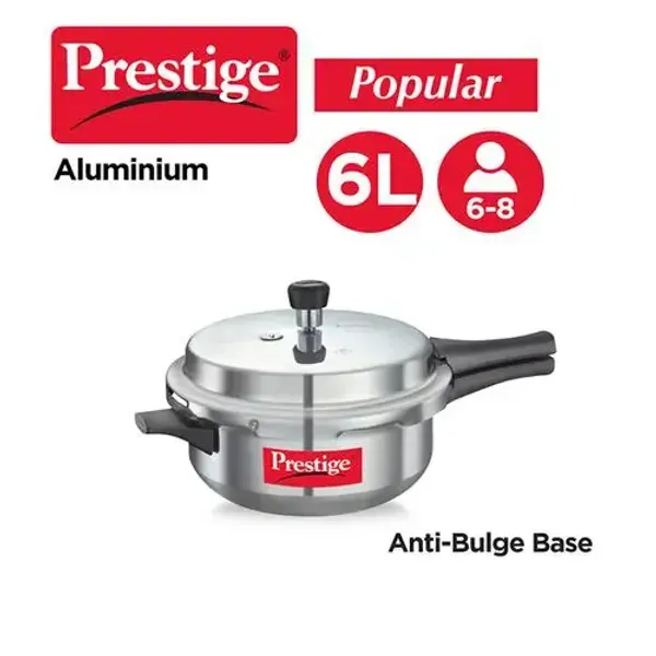 10035-PRESTIGE ALUMINIUM SENIOR PRESSURE PAN-6LTR