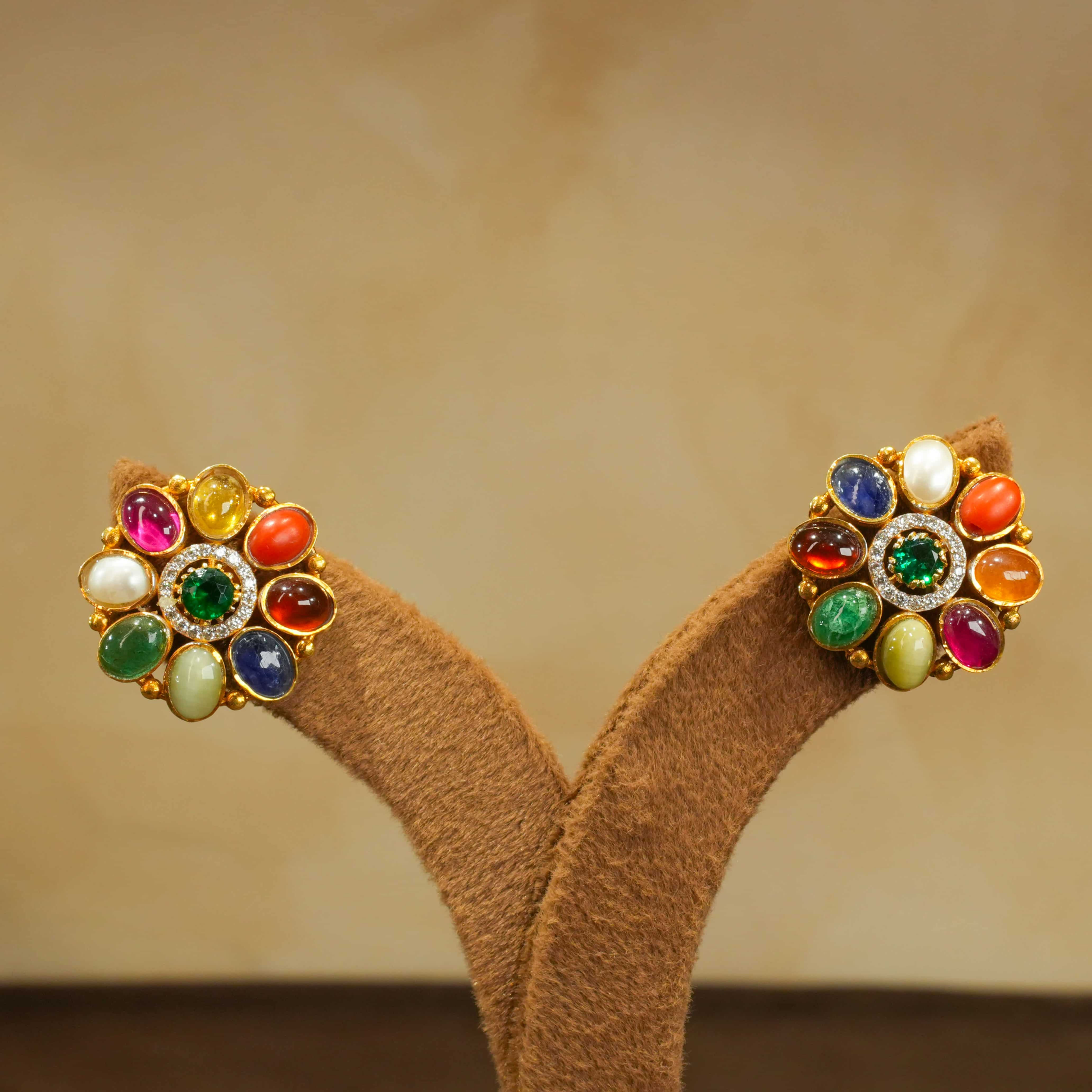 NAVRATNA EARRINGS