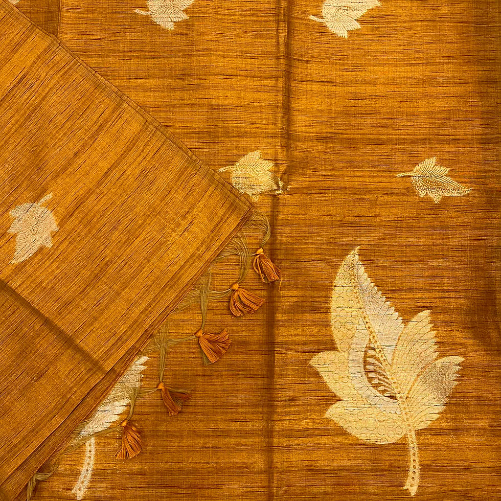Mustard Raw silk Fancy Saree / silk saree / raw silk saree