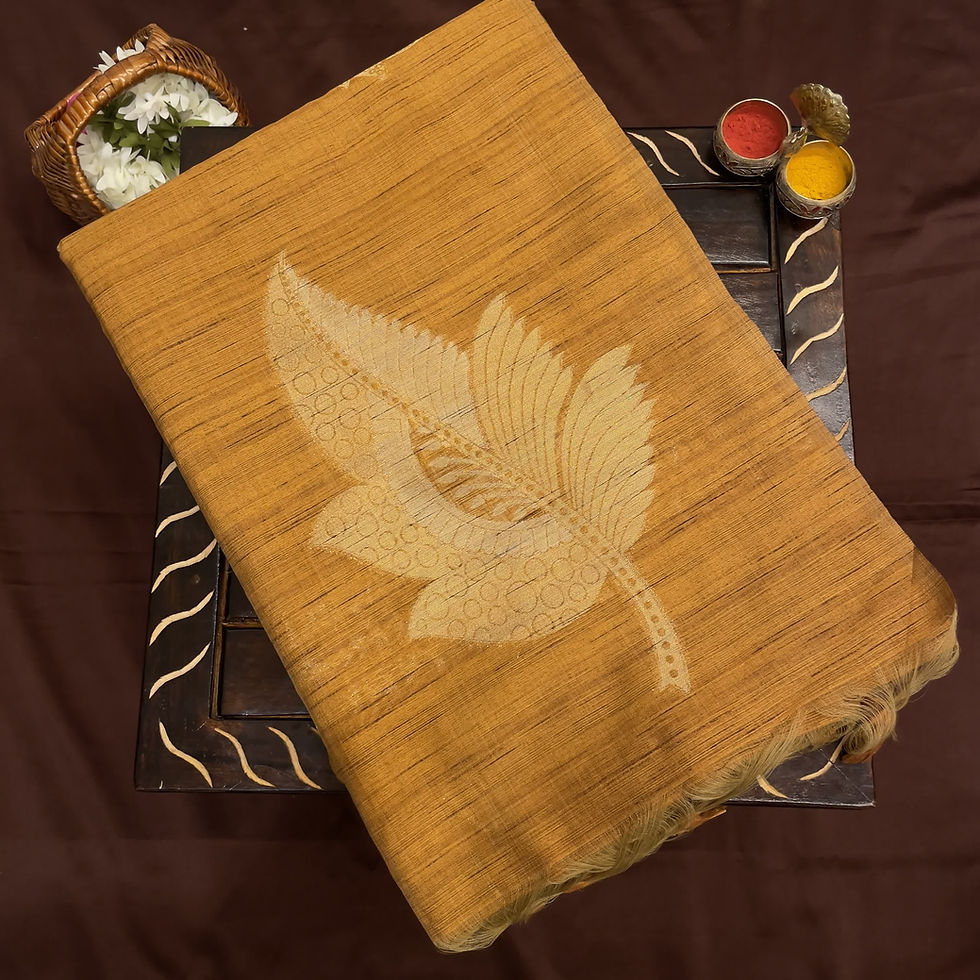 Mustard Raw silk Fancy Saree / silk saree / raw silk saree