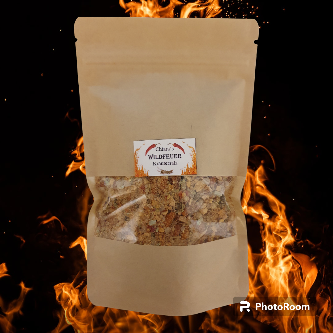 🔥🌶 Wildfeuer 🔥🌶 Kräutersalz Nachfüllpack 150g