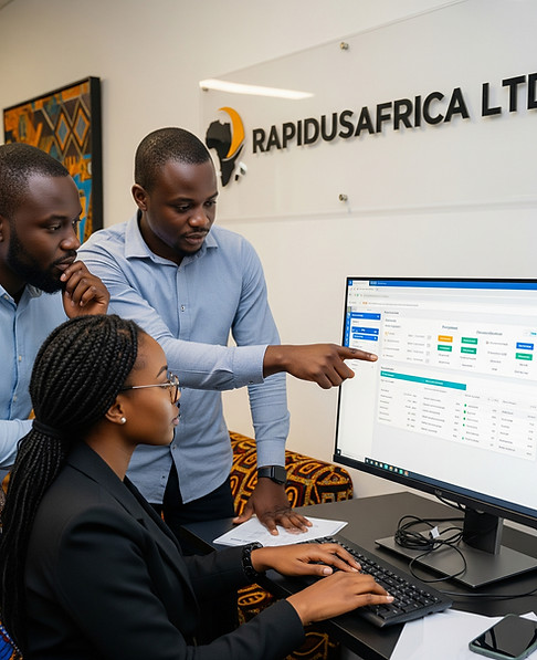 enterprise technology solutions by Rapidus Africa team