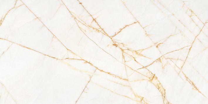 Thumbnail: Calacatta Golden Spider Porcelain Tile Sample by Mirrella Tile