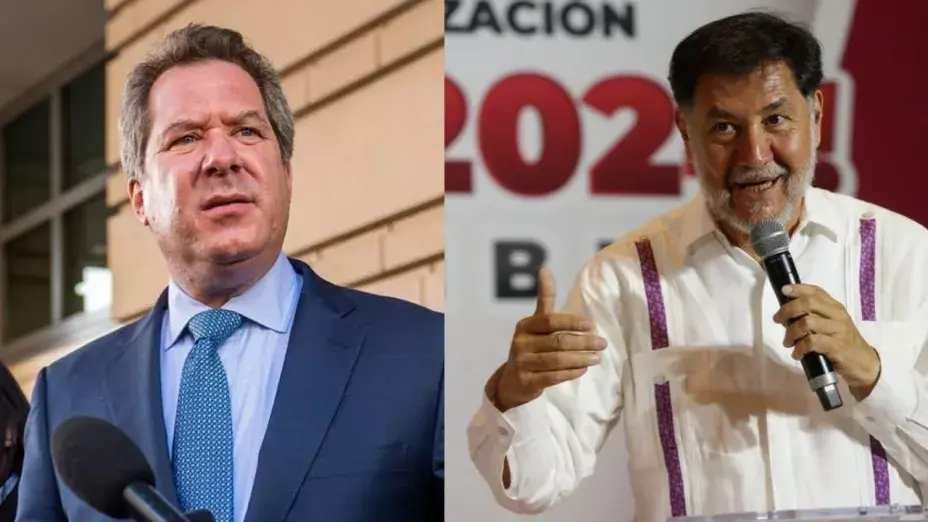 Fernández Noroña recordó a Jeffrey Lichtman que las fuerzas armadas se juegan la vida cada día en el combate al crimen organizado.